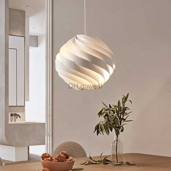 Lâmpadas de assoalho Turbo luz pingente design globo pendurado lâmpada branca para sala de estar residencial home decore besroom lâmpadas de cabeceira YQ240130