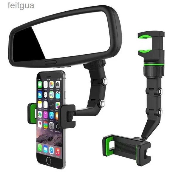 Suporte para montagens de telefone celular Suporte multifuncional para carro Suporte giratório de 360 graus Espelho retrovisor Navegação GPS Suporte para telefone automático Suporte para telefone YQ240130