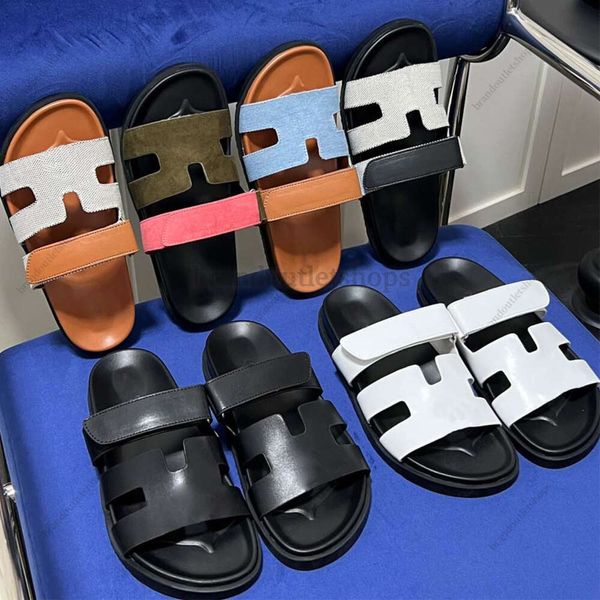 Hochwertige Designer-Hausschuhe für Paare, bequeme Sandalen, Luxus-Sandalen, Strandsandalen für Männer und Frauen, echte Leder-Hausschuhe, Strand-Freizeitschuhe, Größe 35–45