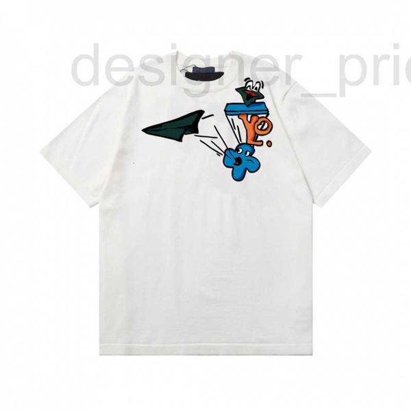Damen T-Shirt Designer High Edition Kindheit Papier Flugzeug Stickerei T-Shirt Frühling/Sommer Neue Jacquard Gestrickte Kurzarm Paar Stil HJXQ