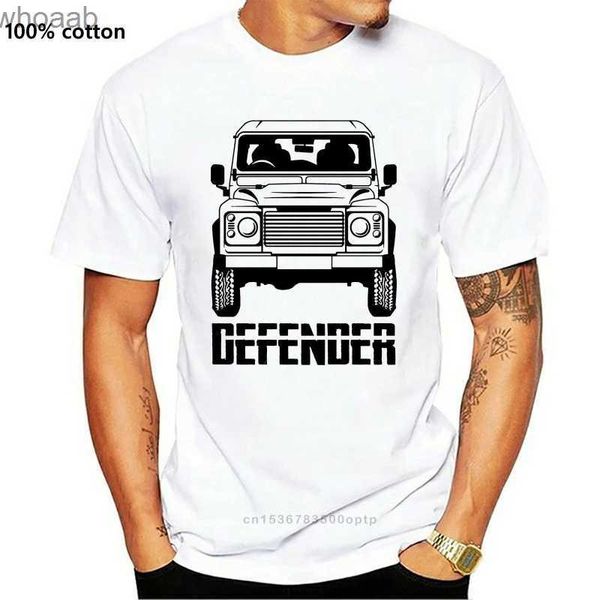 Мужские футболки, горячая распродажа, мужская футболка, модная мужская футболка Defender 90 110 Off Road Land, летняя футболка 240130