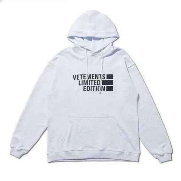 2024 VETEMENTS Hoodie Gestickte Buchstaben vorne und hinten gedruckt Herren- und Herren-Sport-Hoodie b1