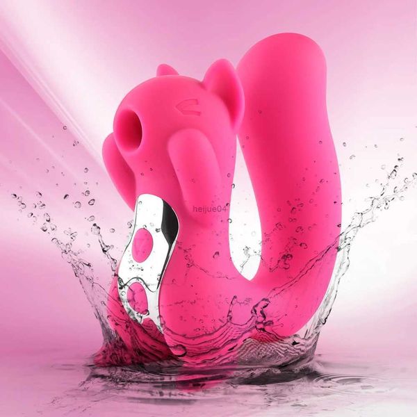 Vibratoren, niedliches Tier, saugender Vibrator für Frauen, Sexspielzeug, leistungsstarker Dildo, Sauger, Nippel, Vagina-Massage, stimulieren erotisches weibliches Sex-Shop-Spielzeug