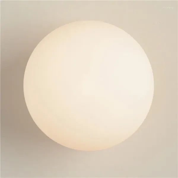 Wandleuchte Nordic Round Ball für Wohnzimmer Schlafzimmer Badezimmerspiegel Lichter Home Decor Led Glas Licht