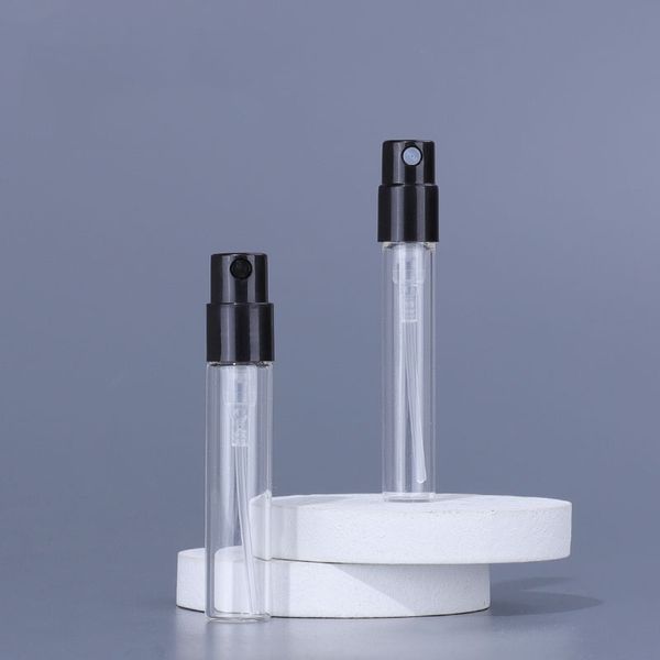 Heißer Verkauf Mini Parfüm Tube Leere Glas Spray Kosmetische Sprühflasche 1,8 ml 2,5 ml Für Reise Packaing