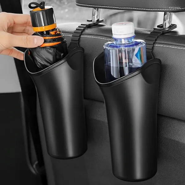 Acessórios de interiores Caixa de armazenamento de carro multifuncional para guarda -chuva Bucket Waterproo Auto pendurado garrafas de água Backseat Backseat Backseat