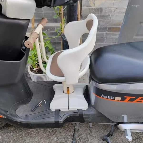 Camp Furniture Kindersitz Elektrofahrrad vorne sicher absorbierend mit Fußpedal Motorrad Baby Outdoor Stuhl verstellbar klappbar