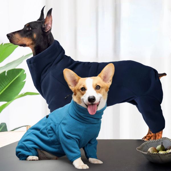 Vestuário inverno cão macacão casaco de lã para cães pequenos médios grandes galgo italiano roupas para animais de estimação suprimentos xxs3xl