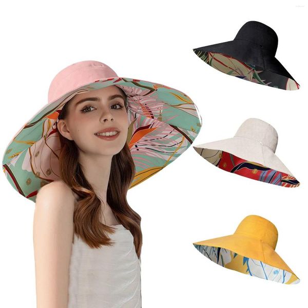 Шляпы с широкими полями, пляжные кепки, женская мода, двойной козырек, дополнительная защита от солнца, рыбак, красивые дышащие дорожные шапки