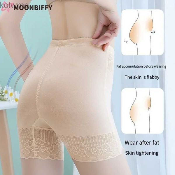 Leggings da donna Hip Lift Pancia piatta Mutandine da donna Vita alta Pantaloni di sicurezza in pizzo senza cuciture Pantaloncini estivi Dopo il parto Body Sculpting Shaper YQ240130