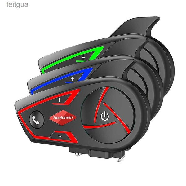 Walkie Talkie S3 Мотоциклетный шлем Интерком Bluetooth-гарнитура для 2 гонщиков 1000M BT5.0 Домофон Коммуникатор Динамик Голосовое управление YQ240130
