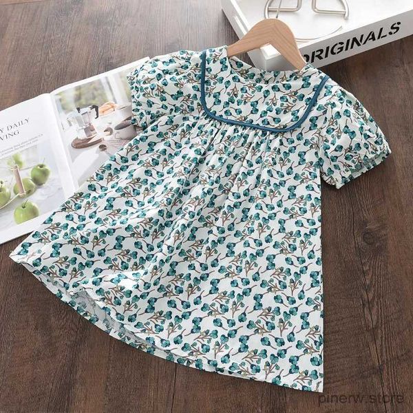 Vestidos da menina Melario Novas roupas de verão para meninas Vestidos infantis para meninas Vestido de flores de algodão Vestido de festa de casamento para crianças Vestido de princesa para meninas