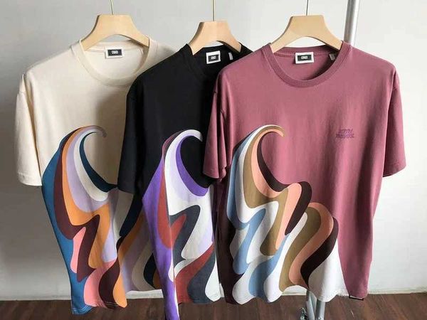 Homens camisetas Novo Kith FW Treats T-shirt Homens Mulheres 1/1 Alta Qualidade Tokyo Limitada Sorvete Camiseta Tee Tops J240129