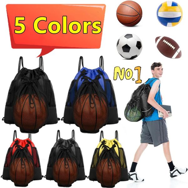 5 colori che corse da basket con basket in maglia da calcio da calcio palla da pallavolo borse da stoccaggio per palestra da viaggio per esterni yoga 240124 240124