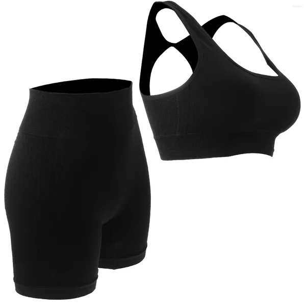 Set attivi Tuta da yoga Abbigliamento fitness Abbigliamento da palestra da donna Set sportivo Abiti per abbigliamento da allenamento in nylon