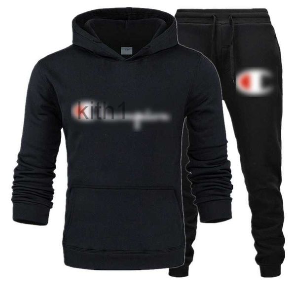 Tute da uomo Set da uomo Tute da uomo firmate Tute da donna Felpe con cappuccio Pantaloni Abbigliamento Felpa Pullover Casual Tennis Sport Tech Felpe in pile S74C