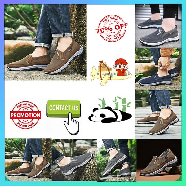 Sapatos casuais de designer para idosos de meia-idade, mulheres, homens, trabalho, caminhada rápida, outono, confortável, resistente ao desgaste, sola macia antiderrapante, sapatos do pai