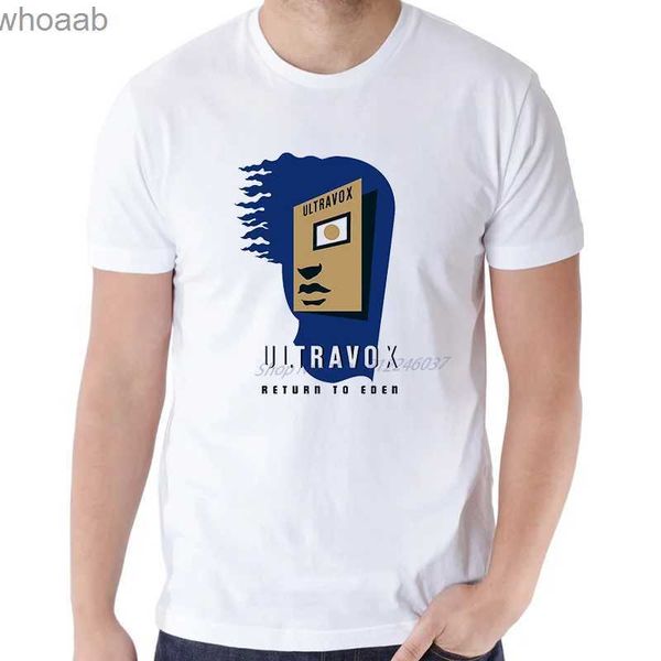 T-shirt da uomo Moda T-shirt da uomo Ultravox Rage In Summer Top oversize camicie magliette grafiche magliette a maniche corte Abbigliamento uomo 240130