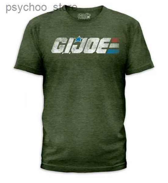 Erkek Tişörtler Komik T Shirt Erkek Yenilik Tshirt Gi Joe T Shirt Retro Hipster En Yeni Mektup Baskı Q240130
