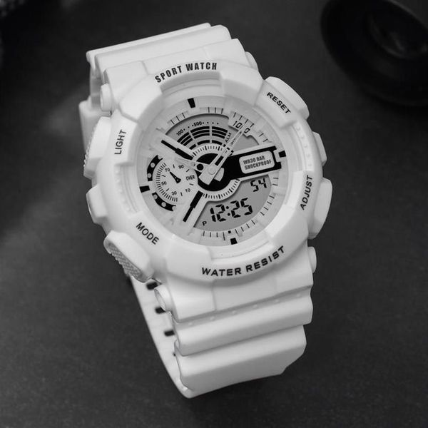 Armbanduhren PANARS Uhr Männer G Stil Wasserdichte Damenuhren LED Digital Elektronische Armbanduhr Mädchen Junge Militärsport R301P
