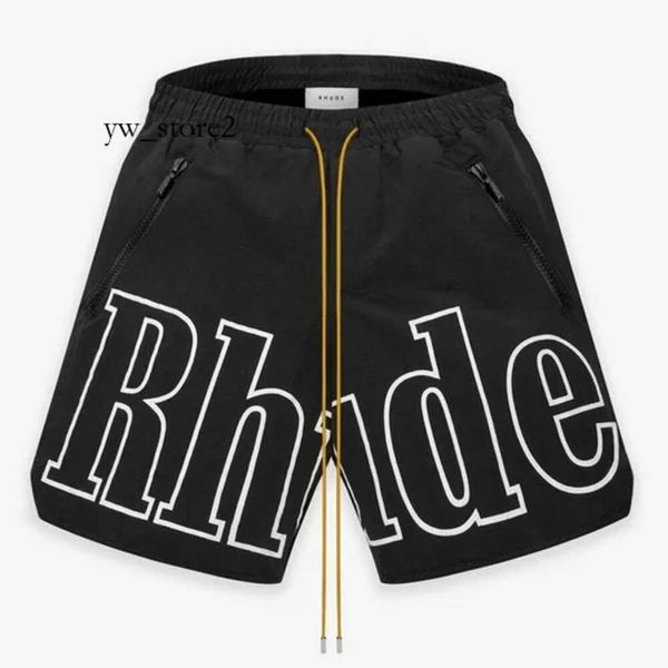 Mode Rhude Shorts Designer Männer Basketball Kurze Hosen Hemd S Sommer Strand Brief Mesh Street Fashion Jogginghose Luxus Trend Marke Rhude White Fox Pullover 5398