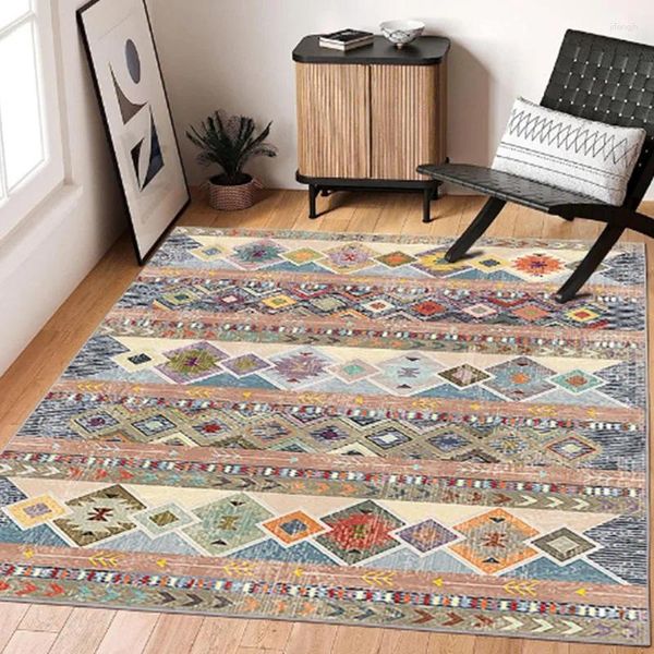 Teppiche, marokkanischer Retro-Perser, ethnischer Aufruhr, semitisches Wohnzimmer, Mattenzelt voller großer Teppiche