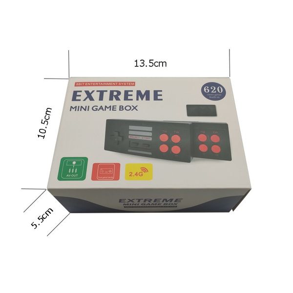 Высококачественный ностальгический хост, мини-классические ретро-игровые плееры, 8-битный ТВ-выход 620, игровая консоль для игровых консолей NES с двойными игровыми контроллерами