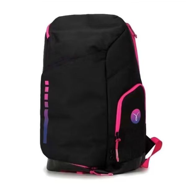 Mochila com almofada de ar de qualidade Qualidade Elite Pro Hoops Mochila esportiva Alças de amortecimento Mochila para casal Bolsa para laptop de estudante Bolsas de treinamento Bolsa para livros ao ar livre Presente AAA