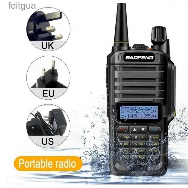 Walkie Talkie BAOFENG UV-9R à prova d'água à prova de poeira baofeng UV-9r UV 9R rádio bidirecional móvel com interfone FM walkie talkie portátil YQ240130