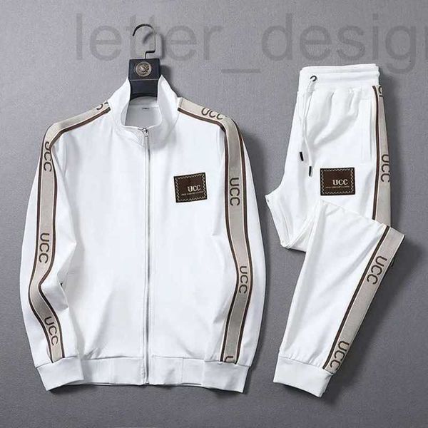 Lüks Erkeklerin Trailsits Tasarımcıları Erkek Kadınlar Sonbahar Trailtsuits Rainbow Stripe Track Suit Coats Man Tasarımcılar Ceket Hoodies Pants Sweatshirts Sports Giyim Pvaz