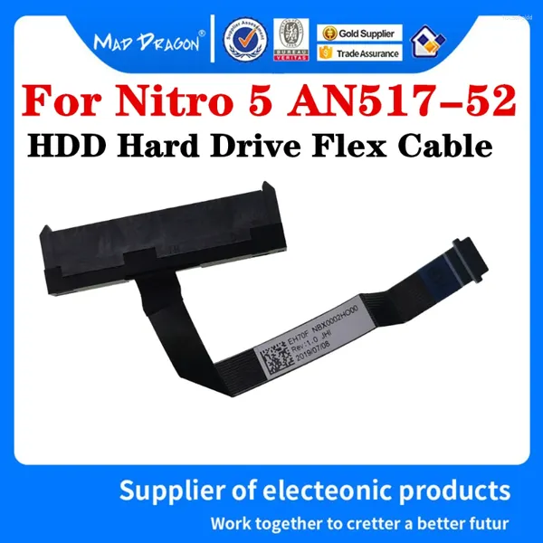 Компьютерные кабели, оригинальный гибкий кабель для ноутбука SATA SSD HDD, жесткий диск для Acer Nitro 5 AN517-52 AN517-52-72QF, игровой ноутбук FH71M