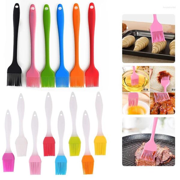 Ferramentas 1 PC Escova de Churrasco de Silicone Cozinhar Churrasco Resistente ao Calor Escovas de Óleo Suprimentos de Cozinha Bar Bolo Cozimento Gadgets