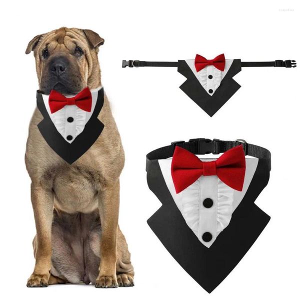 Cão vestuário pet neckerchief lantejoulas arco colar bandana para cães ajustável confortável triângulo cachecol festa decoração pequeno