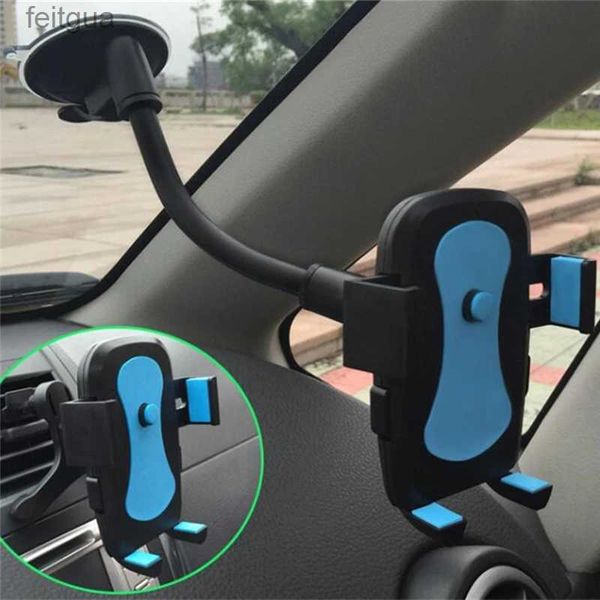 Suporte para montagens de telefone celular Novo suporte para telefone para carro Suporte para copos Suporte universal para carro Suporte para pára-brisa de sucção móvel Bloqueio de telefone Acessórios para carro YQ240130