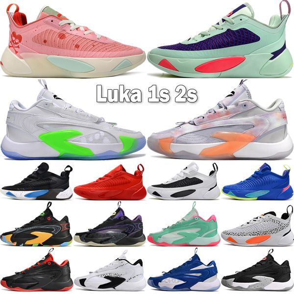 Luka 1 1S Scarpe da pallacanestro da uomo 2s Nuove scarpe da ginnastica firmate Neo Turchese Segnale Blu Gioco Royal Wonder Quai 54 Jumpmans Ragazzi Scarpe da ginnastica da esterno Taglia 40-46