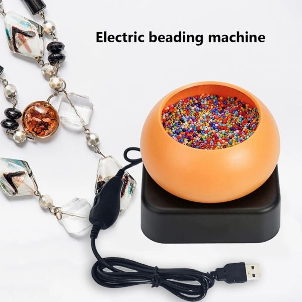 Werkzeuge Automatische Perlen -Threader Elektrische Perlenmaschine DIY -Armband Taillenperlen Lader für Schmuckherstellung