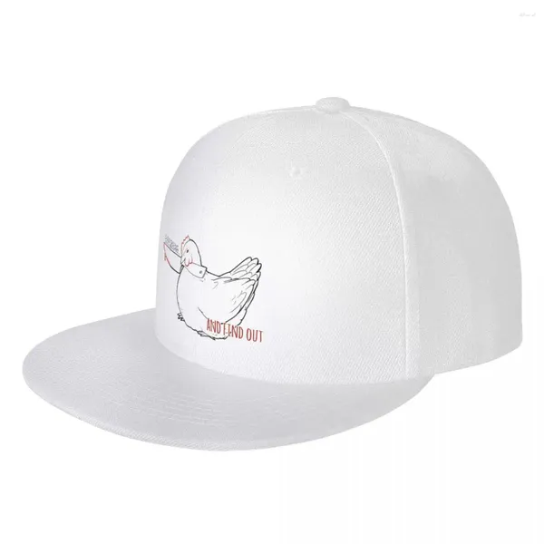 Ball Caps Cluck Around And Find Out Hip Hop Hat Thermal Visor Hats Man Women's