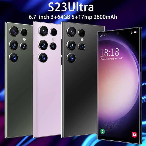 6,7-Zoll-Voll-Touchscreen S23 Ultra 5G-Handys 4G-Handys Original-Gesichts-entsperrtes Octa-Core-Smartphone-Handy