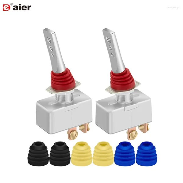 Akıllı Ev Kontrolü IP65 Su Geçirmez Geçiş Anahtarı 50 Amp 12V Ağır Dereceli Alüminyum Gövde Açık/Kapalı Kauçuk Önyükleme Kapağı