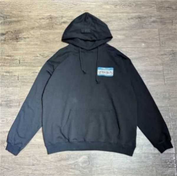 2024 Red Label Aufkleber 100 % Baumwolle EU-Größe Vetements Hoodies Männer Frauen High Street Streetwear Herbst Winter Pullover q4