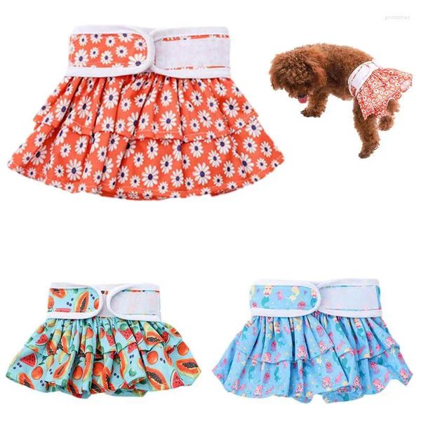 Fraldas de vestuário para cães para mulheres, fraldas reutilizáveis, calcinhas, 3 peças, à prova de vazamento, calças altamente absorventes, ao ar livre