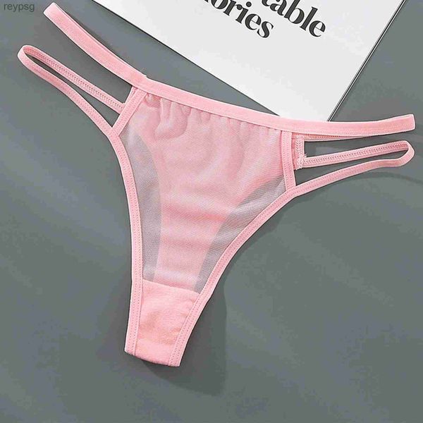 Outras calcinhas Sexy Womens Underwear Skin-Friendly Bikini e Thongs Soft Hipster Briefs Sheer Malha Sólida Cuecas Bragas YQ240130