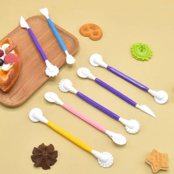 Формы для выпечки, 1 комплект, DIY пластиковый ремесленный инструмент, сахарная помадка, торт, резак для выпечки, кухонное украшение, цветочная глина
