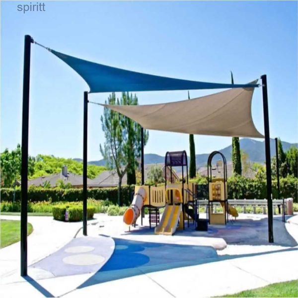 Ombra 4M Tendalino impermeabile Riparo per il sole Triangolo Parasole Tenda da sole Vela Giardino esterno Spiaggia Campeggio Patio Piscina Tendalino per sole Tenda in tessuto YQ240131