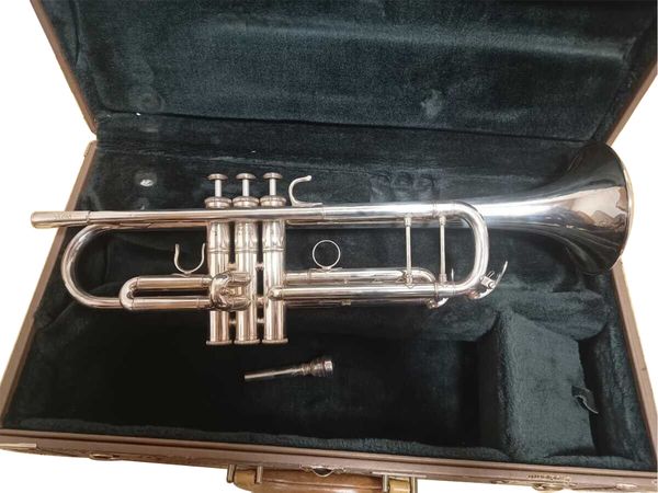 Xeno YTR-8335US Silber Trompete Mouthpeace Musikinstrument Hartschalenkoffer
