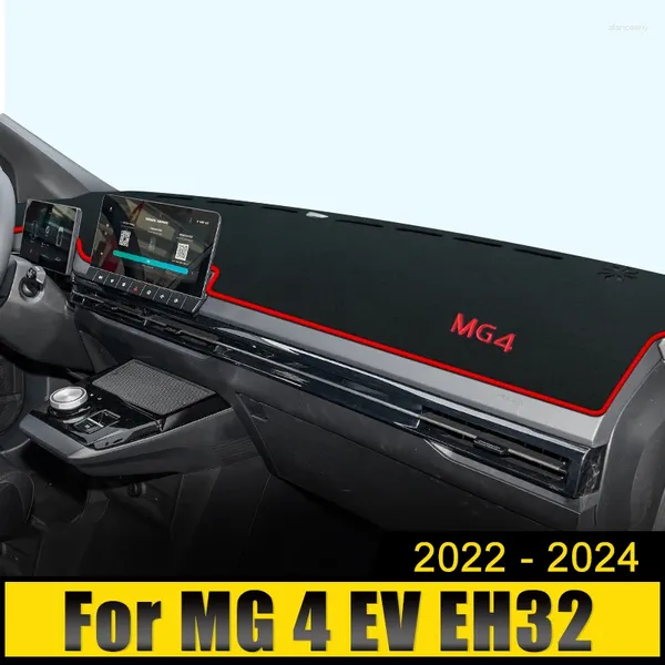 Accessori interni per MG 4 MG4 EV elettrico EH32 Mulan 2024 Coperture per cruscotto dell'auto Evitare il cuscinetto luminoso Parasole Tappeti anti-UV Tappetini antiscivolo