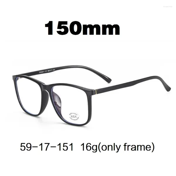 Sonnenbrille Vazrobe Übergroße 150mm Lesebrille Männer 150 200 250 Brillengestell Männliche Frauen Schwarz Transparente Brille für Gradlinse