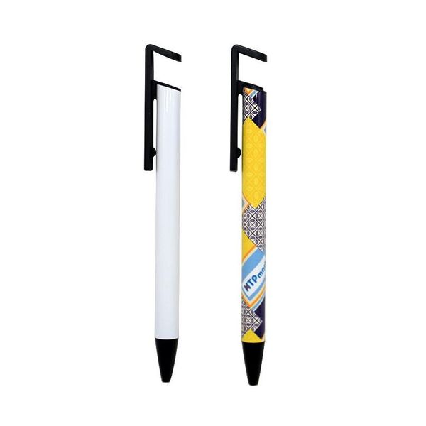 Beyaz kalemler toptan 2'de büzülme ile 1 süblimasyon Kartuş Diy Boşluklar Telefon Tutucuları Termal Isı Transferi Beyaz Jel Kalem Dhybw