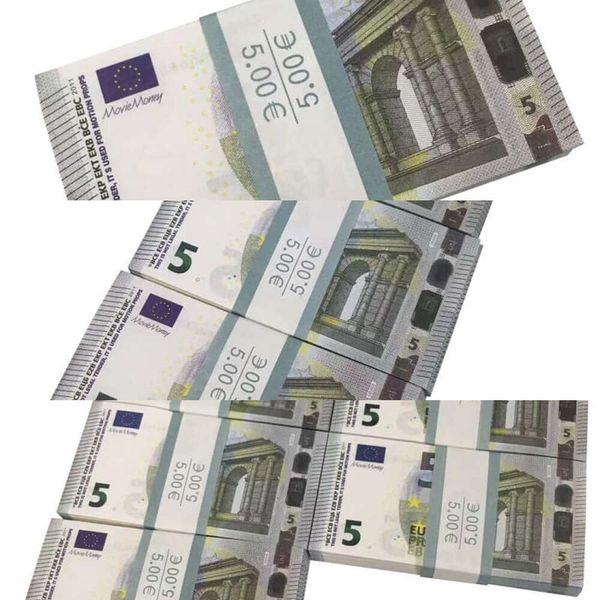 2022 Falschgeld Banknote 5 10 20 50 100 Dollar Euro Realistische Spielzeugbar Requisiten Kopie Währung Filmgeld Fauxbillets 100 Stück Packung1898673SOXH9FKM