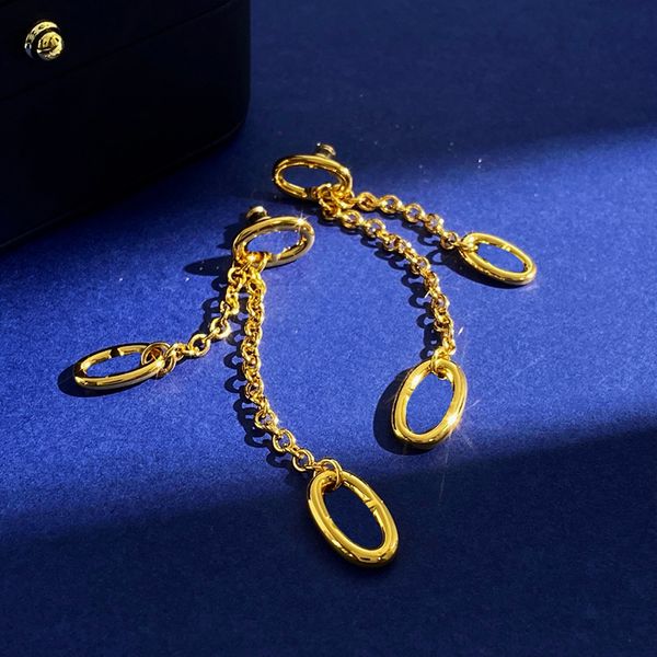 Дизайнерское роскошное латунное ожерелье, известный французский бренд, классический кулон с кисточкой в виде свиного носа, двухцветные серьги, женские очаровательные ювелирные изделия, модный изысканный подарок